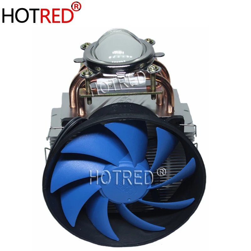 44MM Led Lens + DC12V 50W - 100W Led Heatsink Cooling Fans For High Power Spot Lights Automobile Lights Projector Lamps