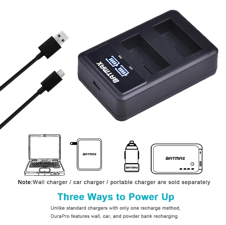 Batmax LP-E5 LPE5 LP E5 LED Dual USB Battery Charger for Canon EOS 450D 500D 1000D Kiss X3 Kiss F Rebel Xsi