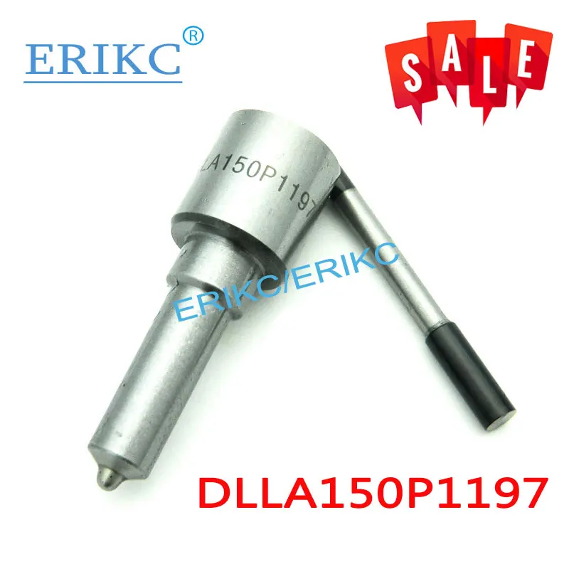 ERIKC Diesel Fuel Injektor Nozzle DLLA 150 P 1197 (0433171755) Auto Common Rail Injector Nozzle DLLA 150P1197 for KIA 0445110290