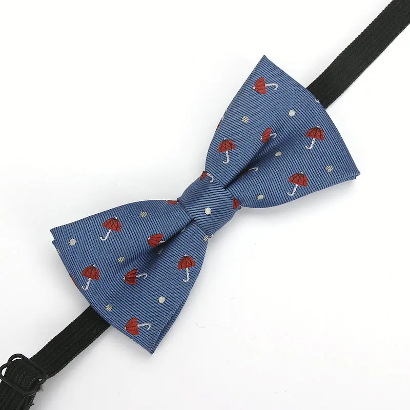 New Style Plaid Children Bowtie Polester Bowties Baby Kid Kids Classical Pet Striped Butterfly Bow tie Elk Bike Umbrella Dog Car