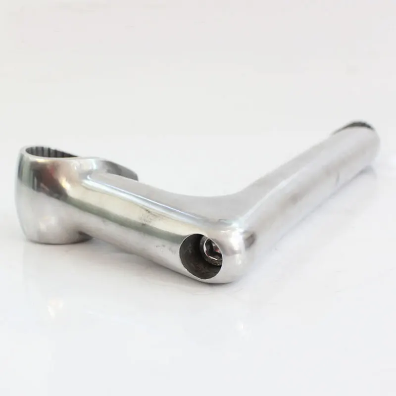 The New Retro Handlebar Stem Lengthened Goose Neck Stem 25.4mm Aluminum Bike Stem Bicycle Accessories