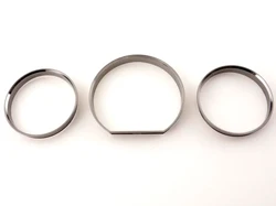 Chrome Dash Board Gauge Ring Set for Mercedes Benz W124