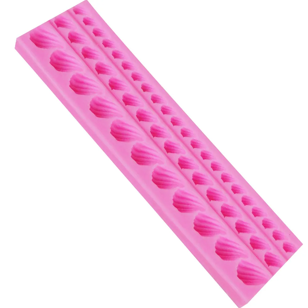 Sophronia Long Rope Shell Silicone Molds For Chocolate Candy Jelly Moulds Baking Pastry Home and Kitchen Baking Accessories