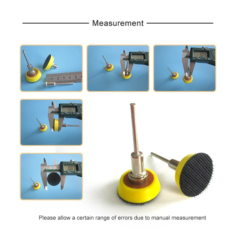 1.2 Inch PU Backup Pad Sanding Disc Backing Pad Sanding Pad  3mm Shank Diameter Abrasive Tools Electric Grinder Accessories