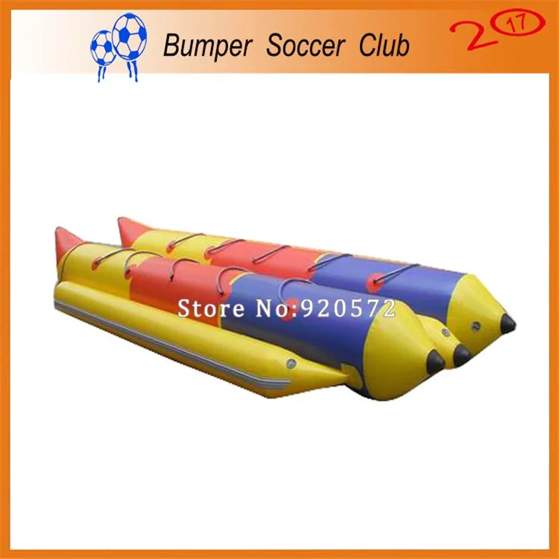 Free shipping ! Free Pump ! 8 person Inflatable water games banana boat inflatable fly fish for sale