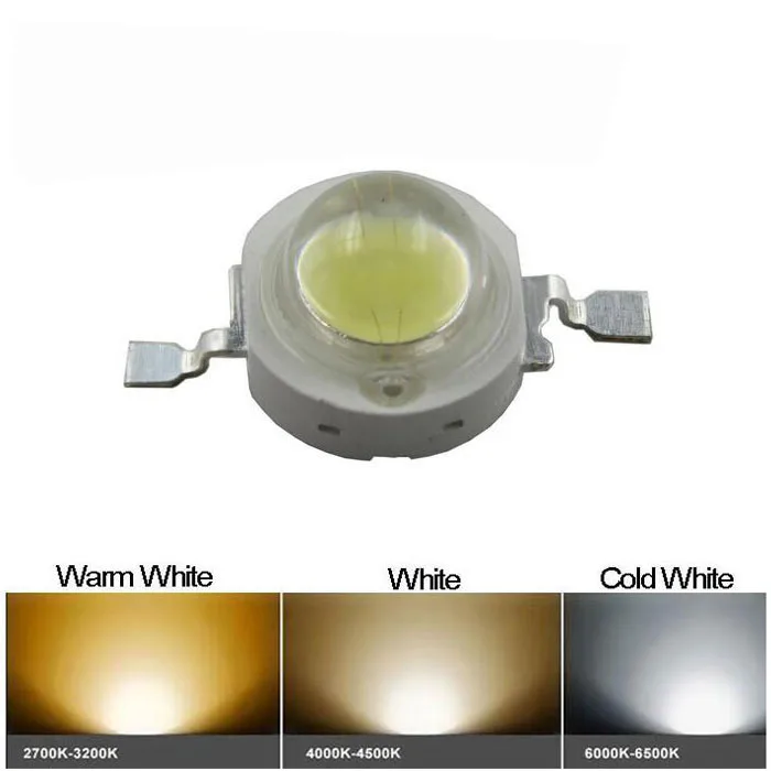 LED ad alta potenza 3W parti 3V 300 o 600ma 110lm di 1W 220lm di 3W 45mil 4000K 6000K 3000K Chip LED Consegna veloce