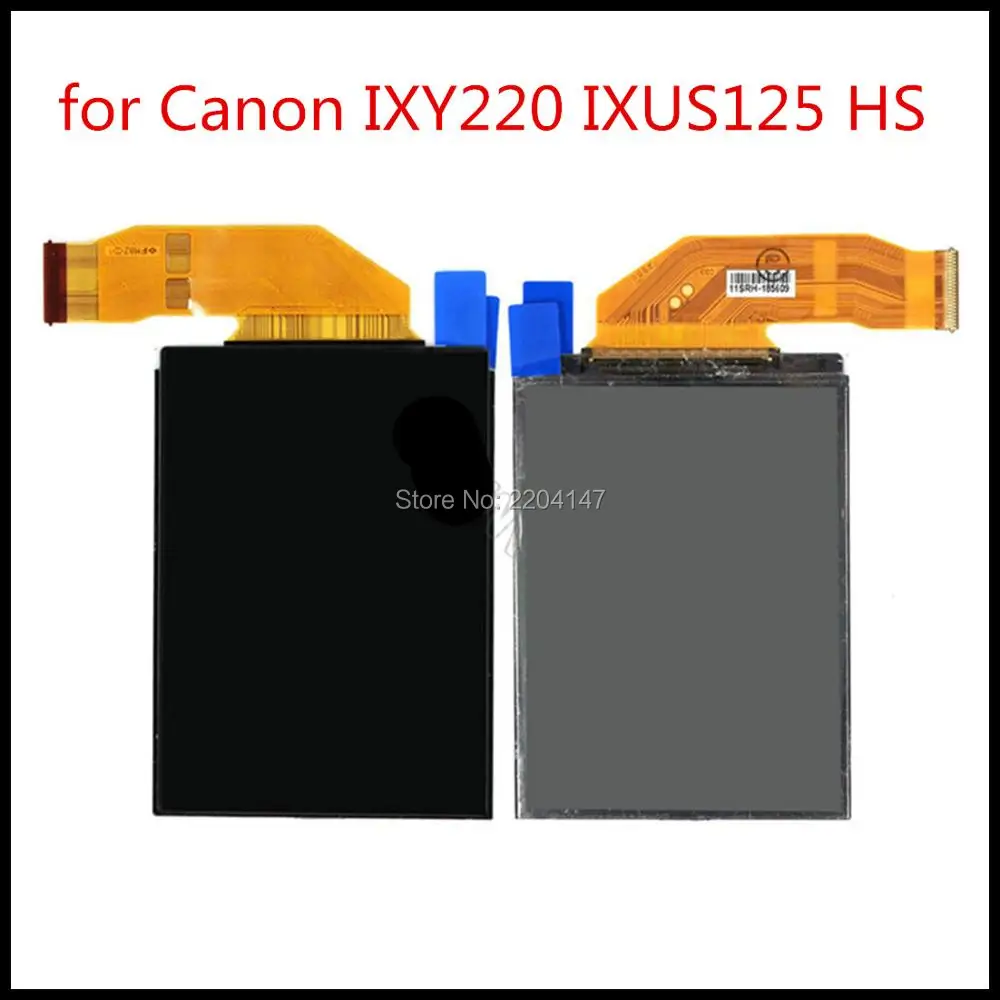 شحن مجاني! شاشة عرض LCD لكاميرا كانون ، بدون إضاءة خلفية ، لموديلات IXUS230 ، IXUS125 ، IXY600F ، IXUS255 ، IXY610F ، جديد