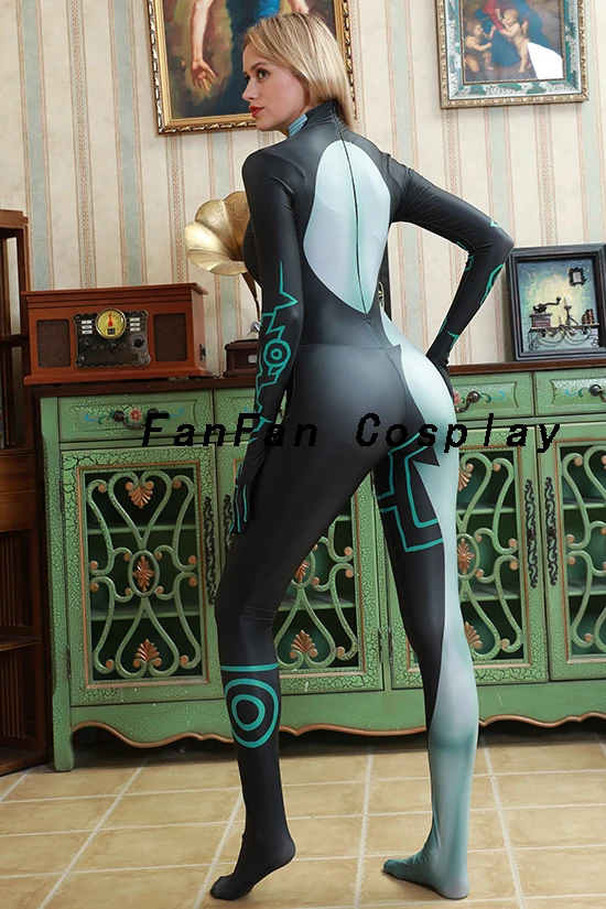 Dämmerung Prinzessin Midna Cosplay Kostüm Superheld Zentai Bodysuit Anzug Overalls Heißer Verkauf Halloween Kostüm für frau