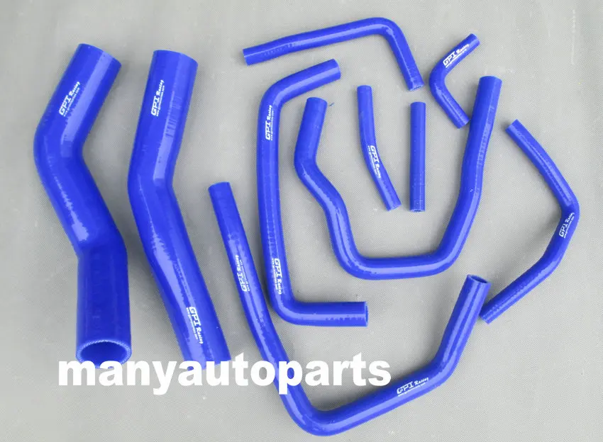 PER TOYOTA LAND CRUISER HDJ80/HDJ81 1HD 4.2L SILICONE RADIATORE TUBO BLU