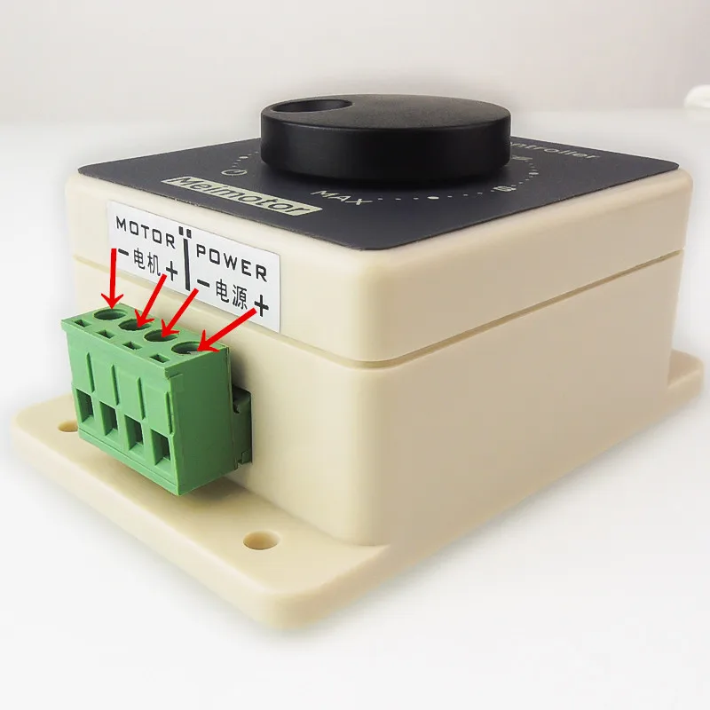 Controlador de velocidad del Motor PWM DC, 25kHZ, 10A, 5-100%, rango de velocidad de 8mm, 1 unidad, DC10-60V