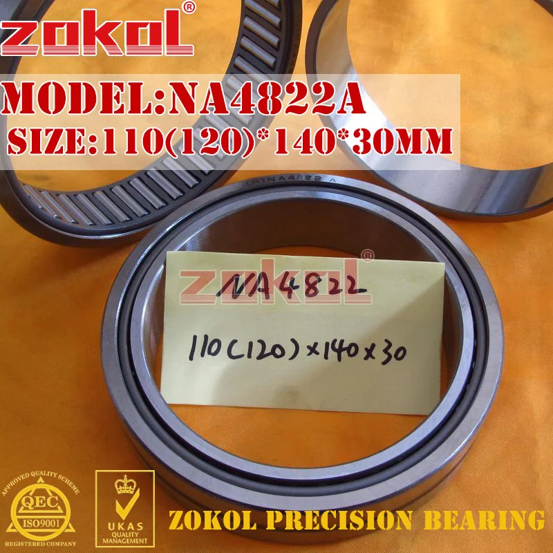 

ZOKOL NA4822 A NA4822A Entity ferrule needle roller bearing 110*140*30mm RNA4822A 120*140*30mm