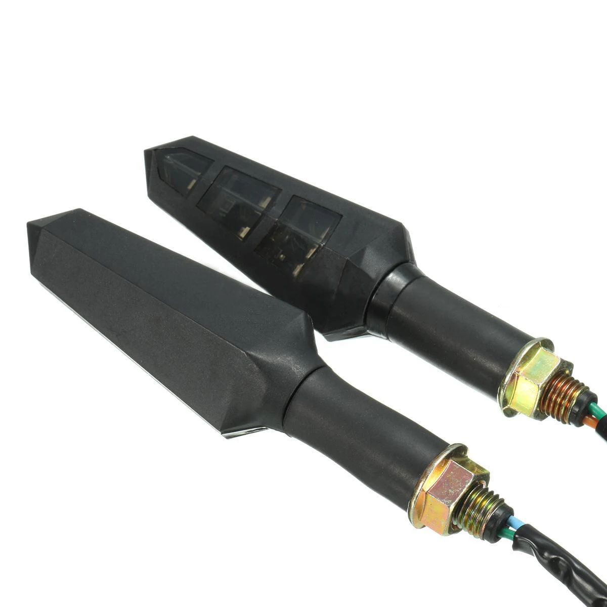 4pcs/lots 12V 6LED Motorcycle Bike Turn Signal Indicator Light Blinker Amber