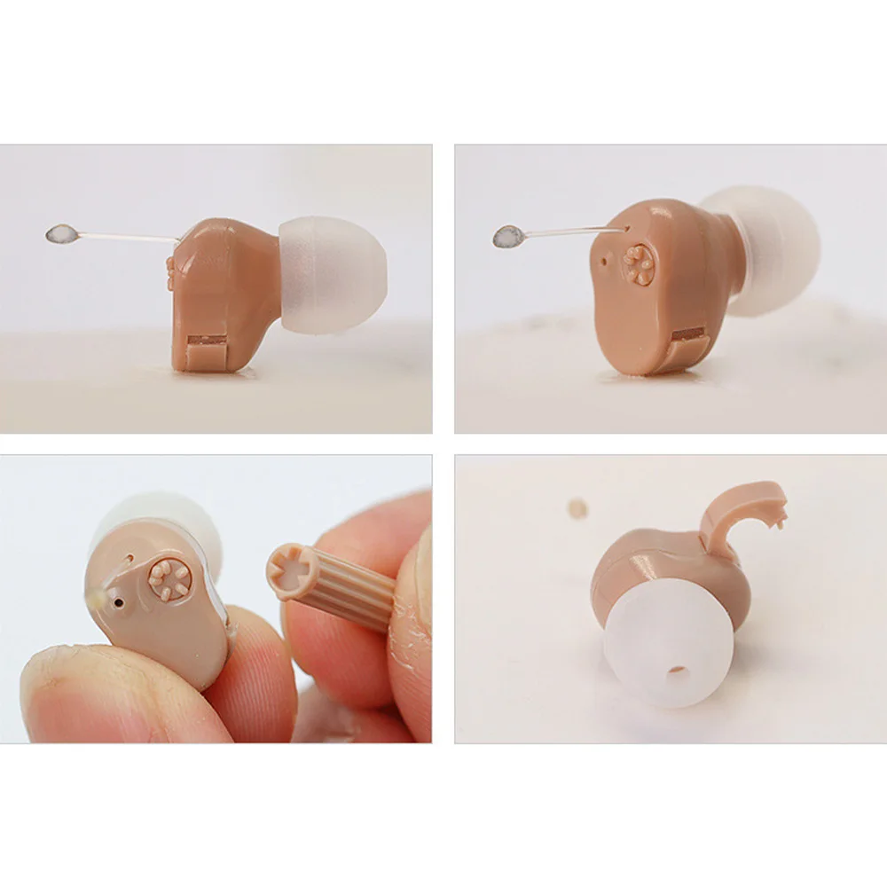 

Mini Size Inner Ear Invisible Hearing Aid Adjustable Wireless Hearing Aids Ear Best Sound Amplifier Left Right Optional