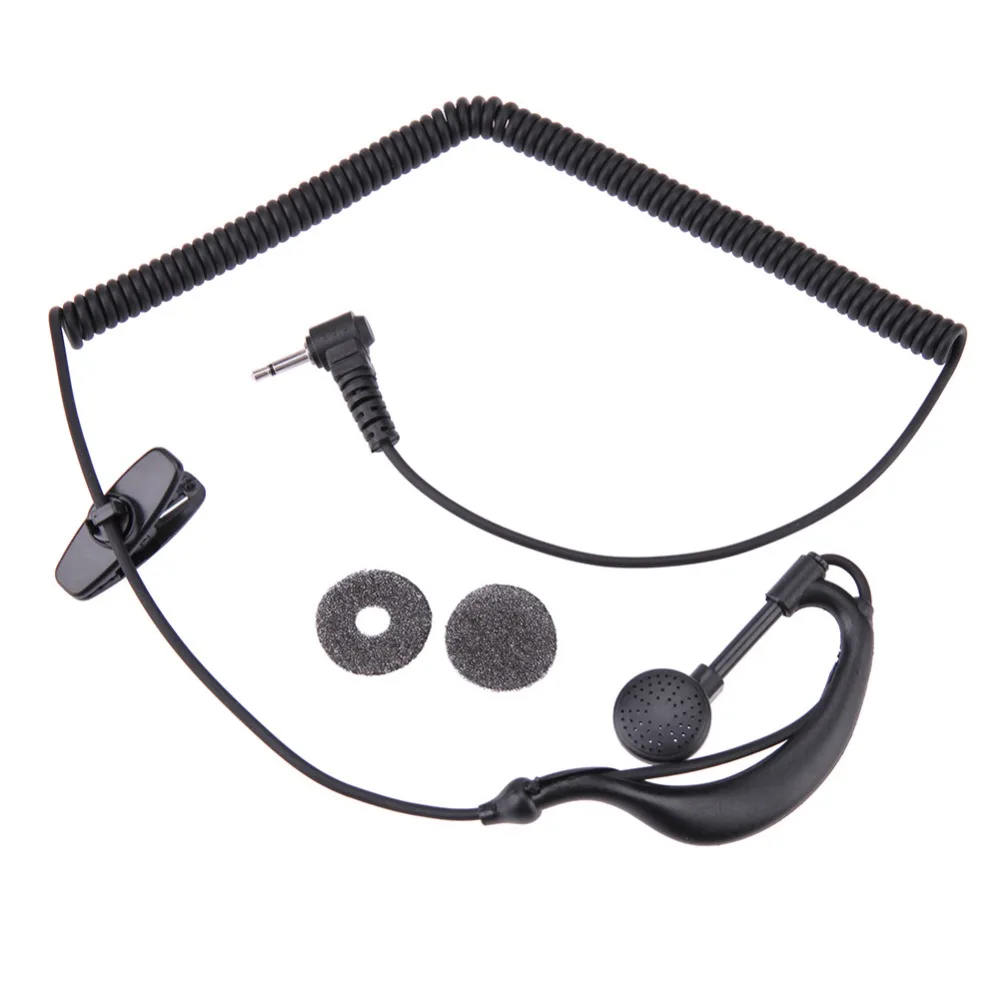 2.5mm G-Hook Earpiece Earphones 1 Pin in-ear portable earphone for Motorola GP2000 ICOM IC-U16 for police/military/bouncers