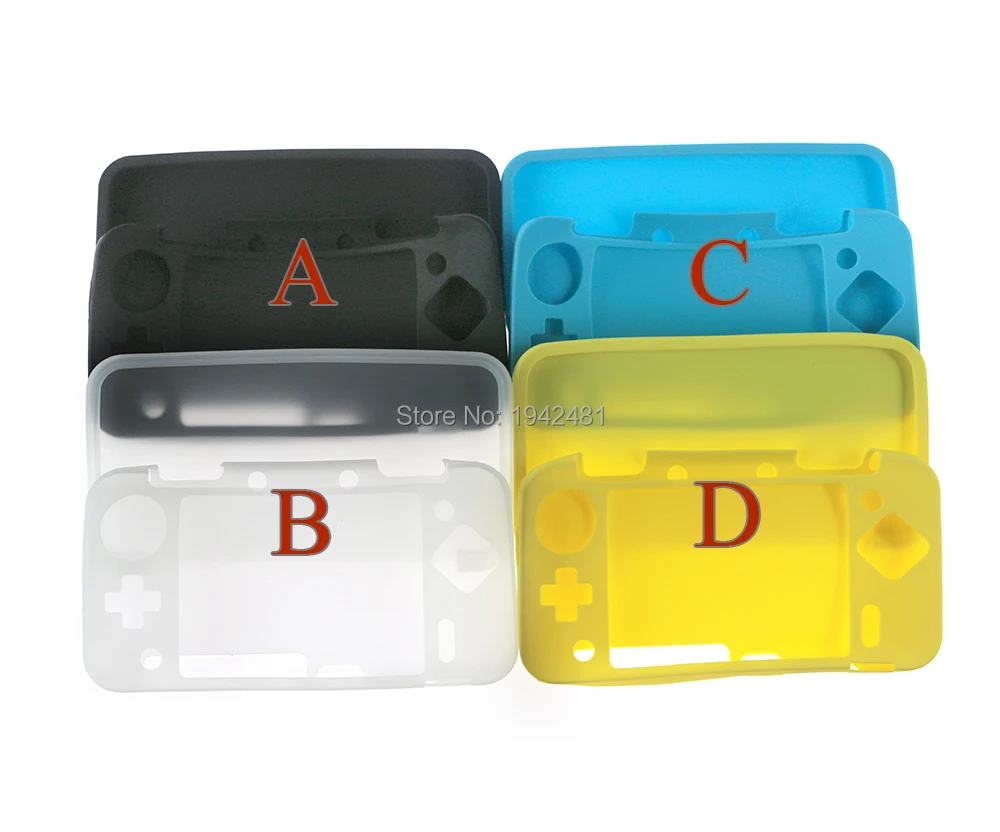 

10PCS Soft Silicone Case Cover For New 2DS LL Durable Protective Cover Skin Silicone Gel Rubber Sleeve Case For New 2DS LL/XL