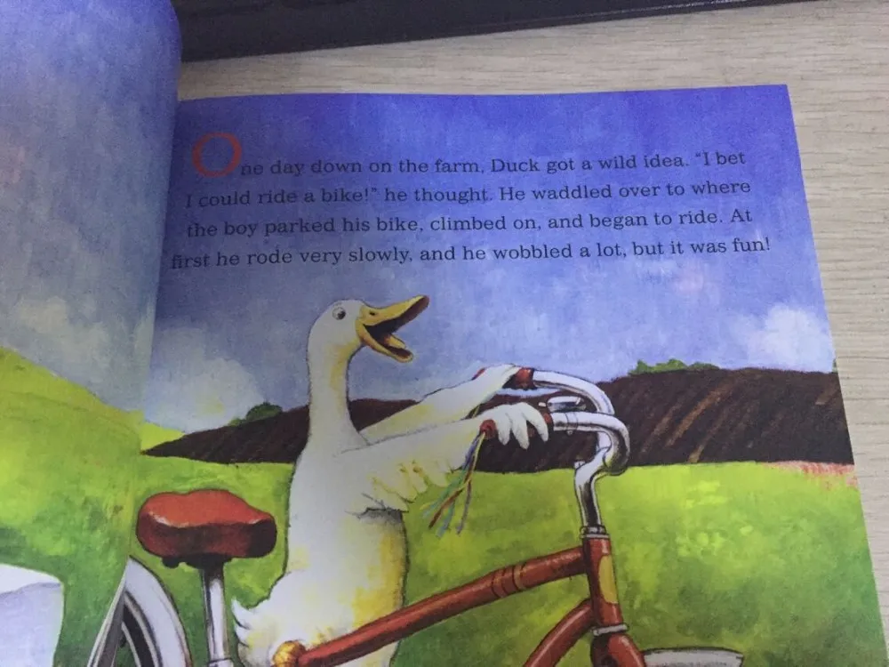 ديفيد شانون-كتاب مصور كلاسيكي للأطفال ، لعبة بطة على دراجة Caldecott ، قراءة ميدالية ، كتب إنجليزية للأطفال من 0 إلى 8 سنوات