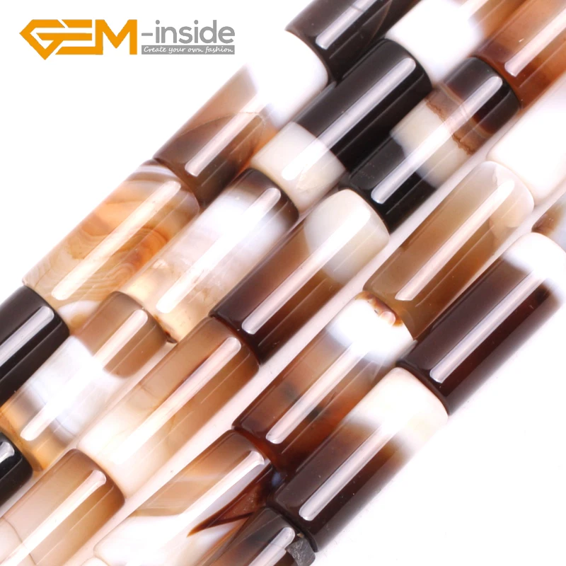 8x20mm Column Shape Botswana Agates Beads Natural Stone Beads Loose Bead For Jewelry Making Strand 15 Inches Wholesale !