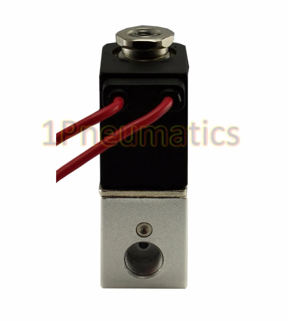 

Free Shipping 1/8" Pneumatic 3 Way Electric Air Solenoid Valve 220V AC Zero Differential Valve