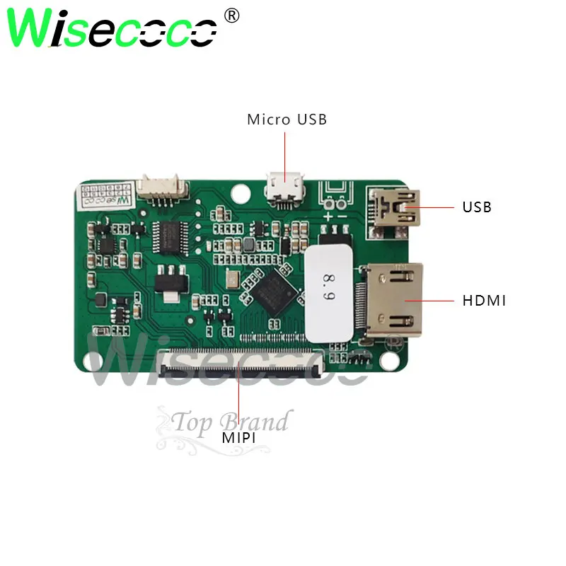Placa de controle mipi 2 usb de 8.9 polegadas, display lcd embutido 2k com 61 pinos para projeto diy