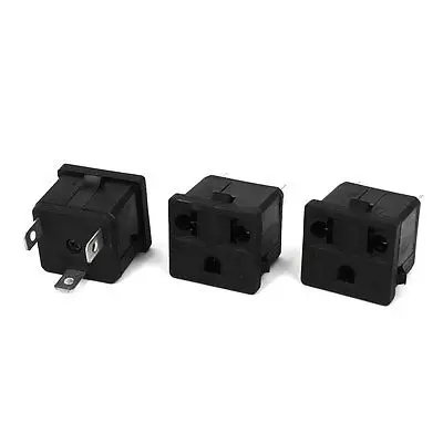 1 Cái Hoặc 2 Hoặc 3 Hay 4 EU Mỹ AC 250 V/125 V 10A /15A 3 Chân Bảng Điều Khiển Gắn Ổ Cắm Điện WD-601
