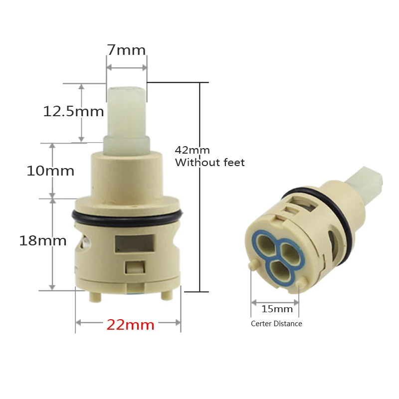 22MM Shower Faucet Third Gear Ceramic Spool/Shower Sprinkler Water separator Three-Hole Diversion Valve Bathroom Accessories