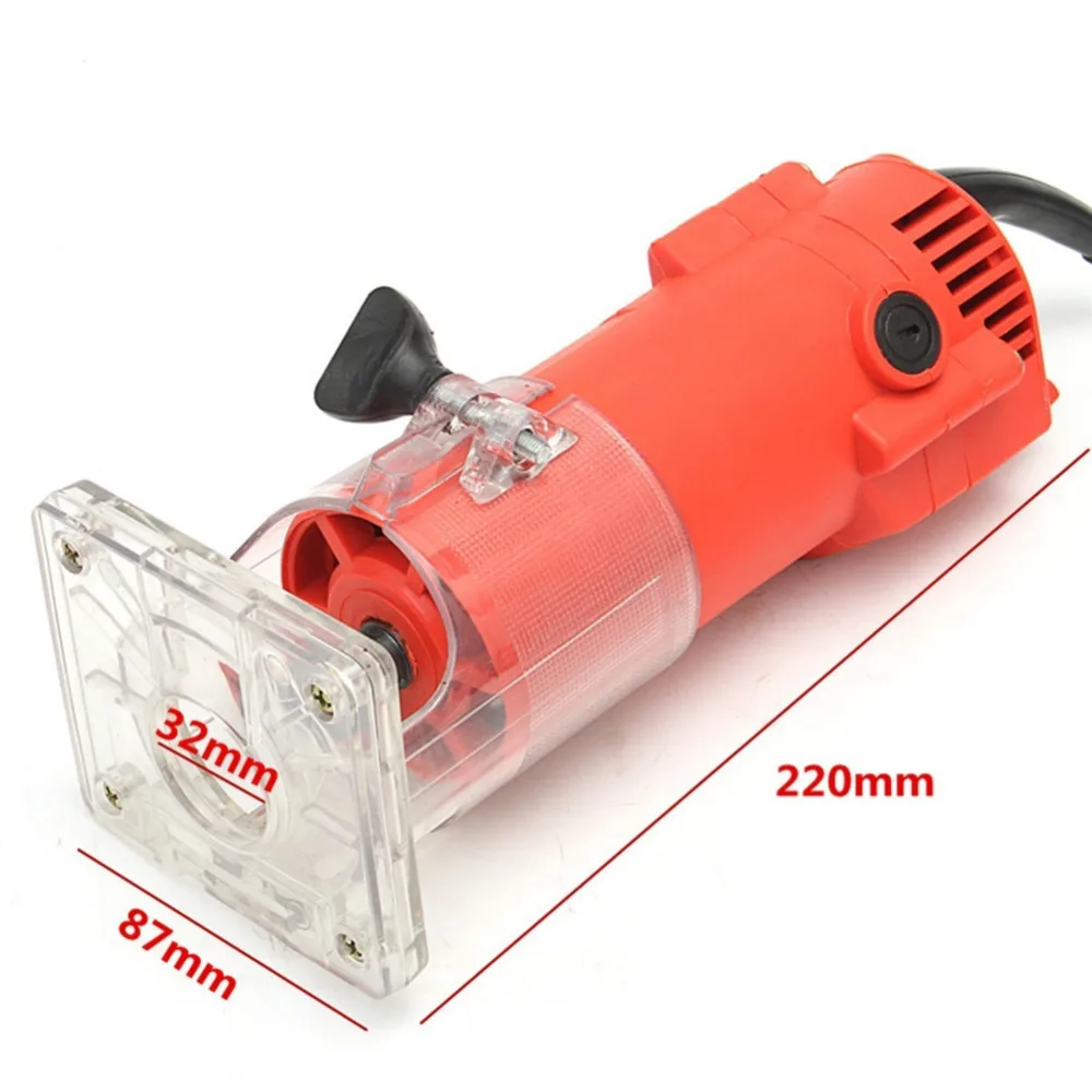 Router Trimmer 650W Duurzaam Kleine Koperen Motor Carving Machine 1/4 ''Chuck Elektrische Houtbewerking Trimmer Power Tool Hout Diy