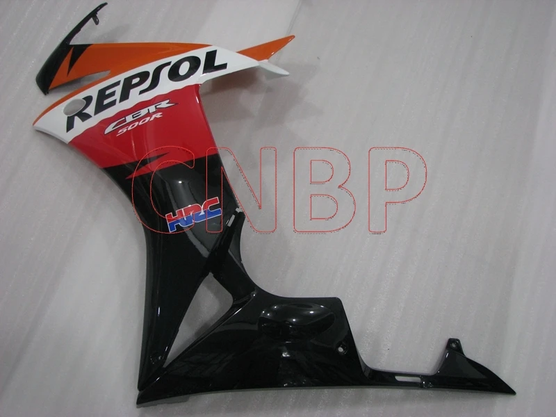 مجموعة هيكل ريبسول لهوندا CBR500R 2013 - 2014 لهوندا CBR500R 2013 هيكل السيارة CBR 500 RR 13 بدون طلاء