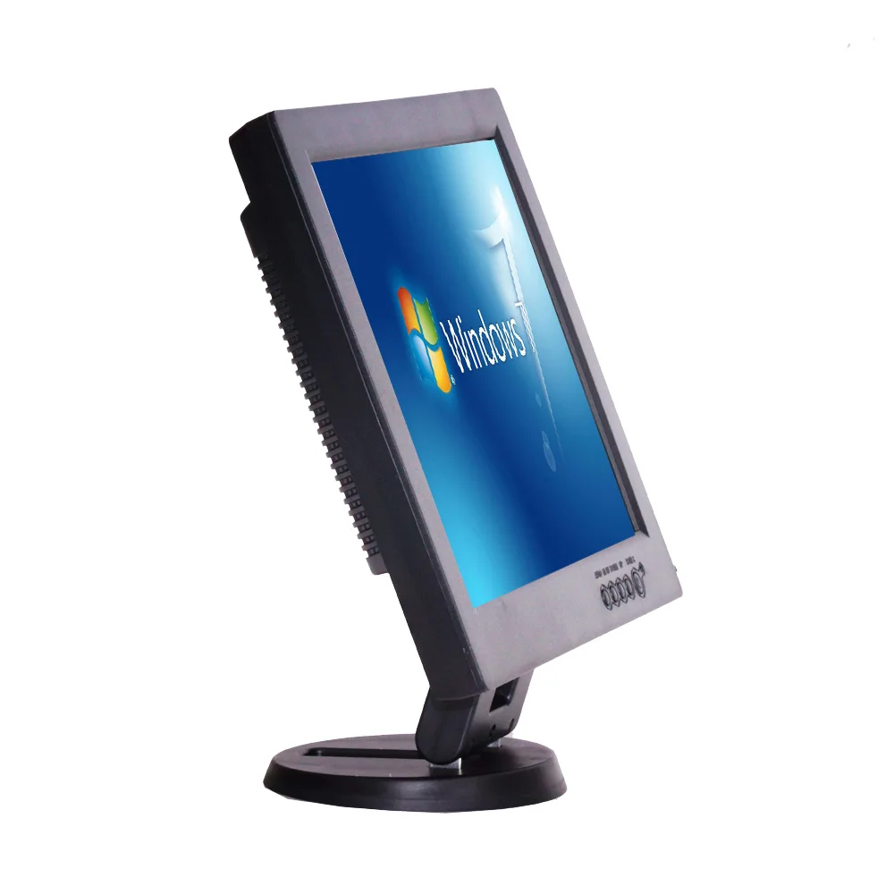 ComPOSxb 4 Wire Resistive Touch Screen Monitor Touch Screen Display Single LED Monitor TM1201