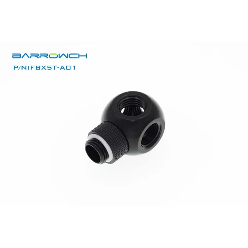 Barrowch FBX3T-A01/FBX4T-A01/FBX5T-A01 Rotary Fittings,Rotary Metalic Cube Tee - 3Way/4Way/5Way water cooler heatsink gadget