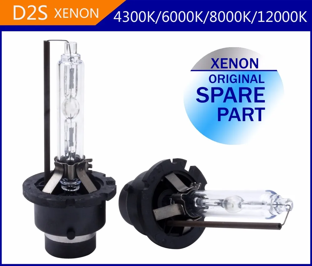 2pcs/lot 12V 35W D2S D2C xenon HID bulb Design With metal base car headlight 4300k 5000k 6000k 8000k