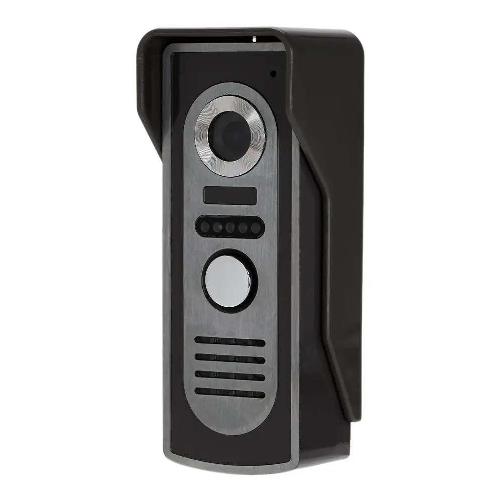 7 Inch TFT LCD Monitor Wired Video Door Phone Doorbell Intercom System IR