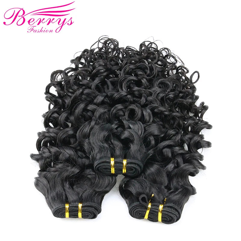 Berrys Fashion Natural Wave Raw Indian Virgin Hair Bundles Deals 3PCS/Lot 100% Unprocessed Human Hair Extensions 10-28 Inch