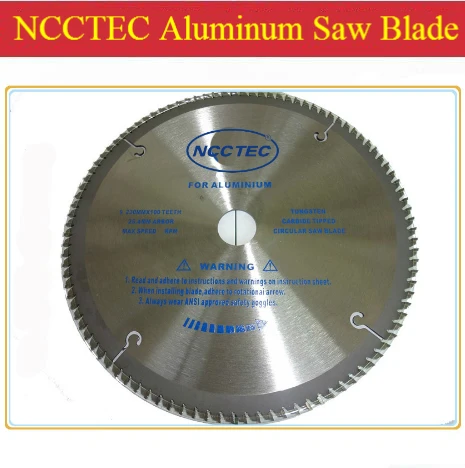 9'' 100 teeth aluminum hacksaw blades NAC910 GLOBAL FREE Shipping | 230MM CARBIDE