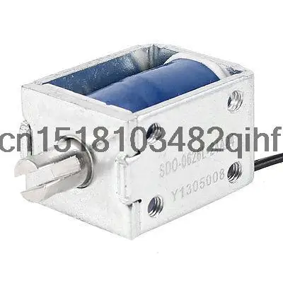 

1mm 350g 6mm 80g Push Type Linear Lift Electromagnet Solenoid DC 24V 1A 24W