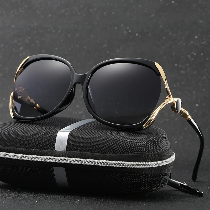 HDCRAFTER Luxury Brand Polarized Sunglasses Women Designer Cat Eye Sun Glasses for Women oculos de sol with Original Box