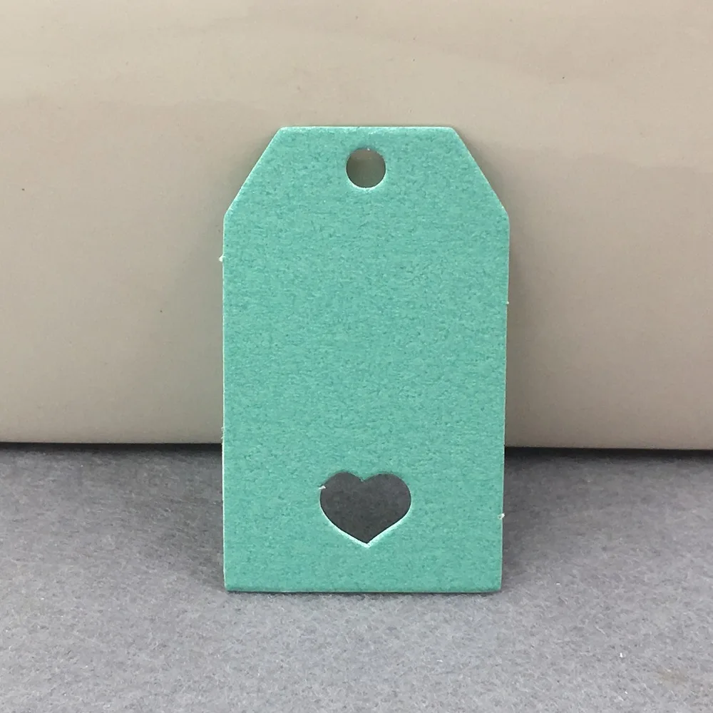 100 pz kraft di carta del cuore della cavità di tag regalo dei monili etichetta tag per il regalo/prodotti di cerimonia nuziale nota tag, prezzo tag