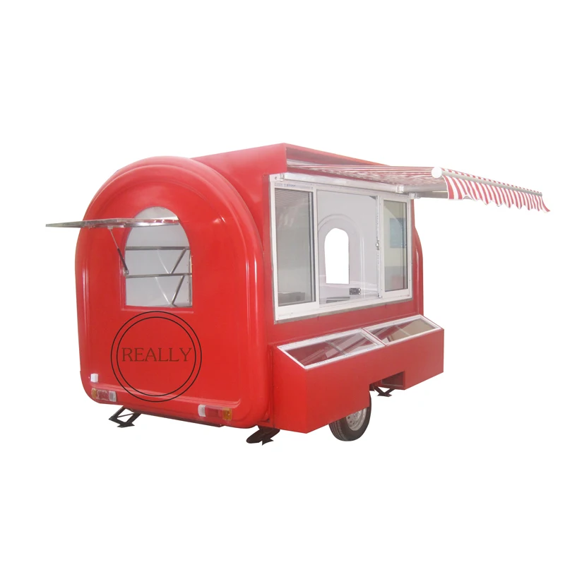 

Food Vending Trailer Mobile Restaurant Trailer fast Snack Trailer fast Food Carts Selling Food Truck