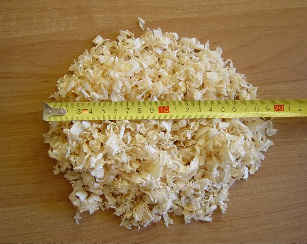 Aplikasi Mesin untuk Membuat Serutan Kayu/Kayu Alat Cukur untuk Kuda Tempat Tidur