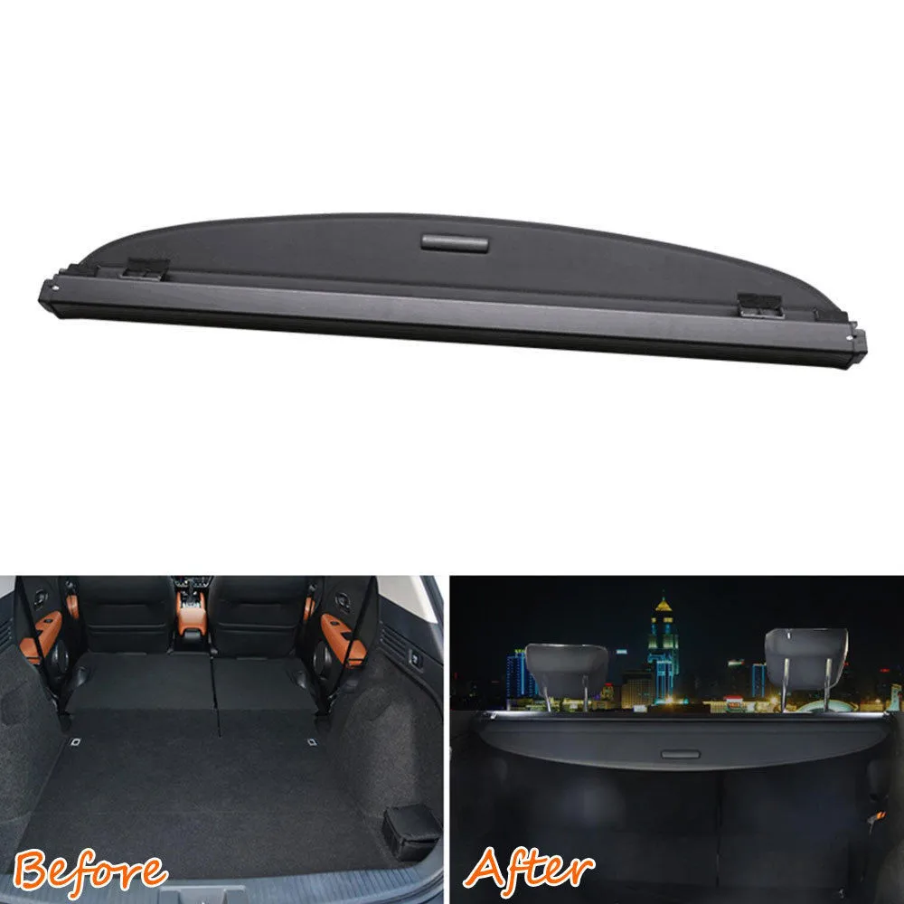 BBQ@FUKA 1x Car Cargo Trunk Liner Blind Cover Parcel Shelf Shade Fit For Honda Vezel HR-V HRV 2015-2018 Car Accessories