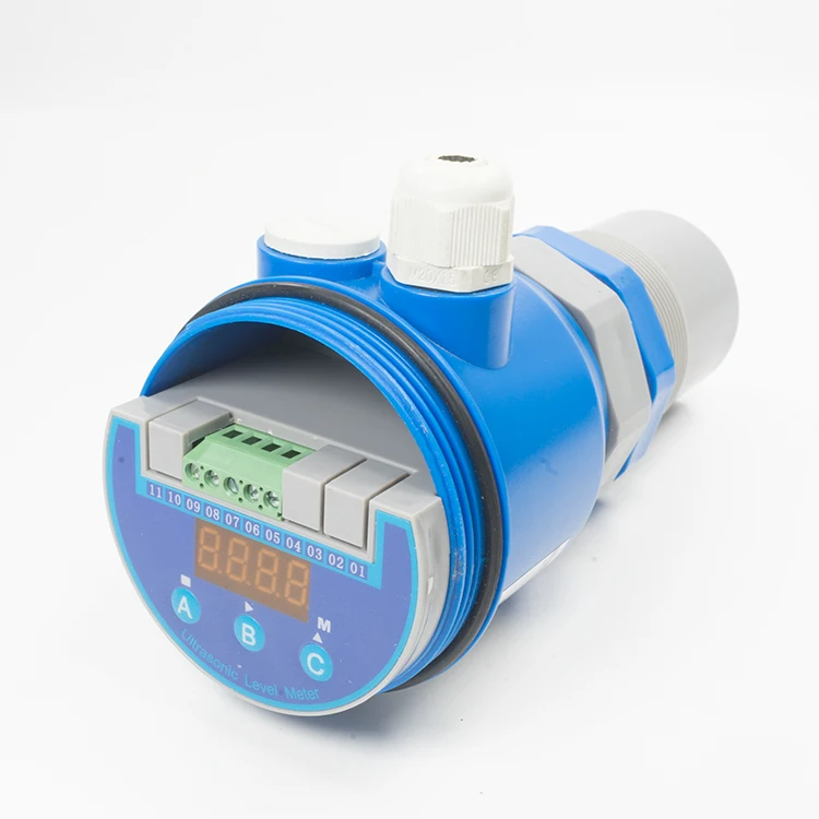 Sensor de nível de água com display com 8 metros de faixa de teste e 3% de precisão com rs485