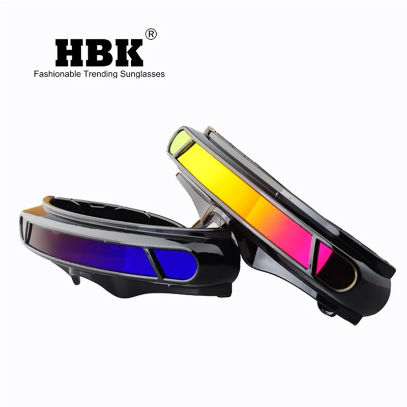 HBK X-man Cosplay Cyclops Halloween Party Sunglasses Designer Special Memory Materials  Polarized  Travel Shield Cool UV400