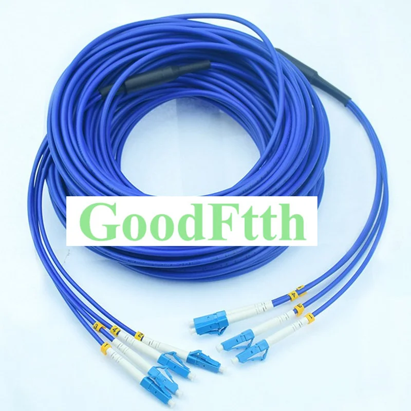 

4 Cores Fiber Armoured Patch Cord LC-LC UPC SM GoodFtth 100m 150m 200m 250m 300m 350m 400m 450m 500m 600m