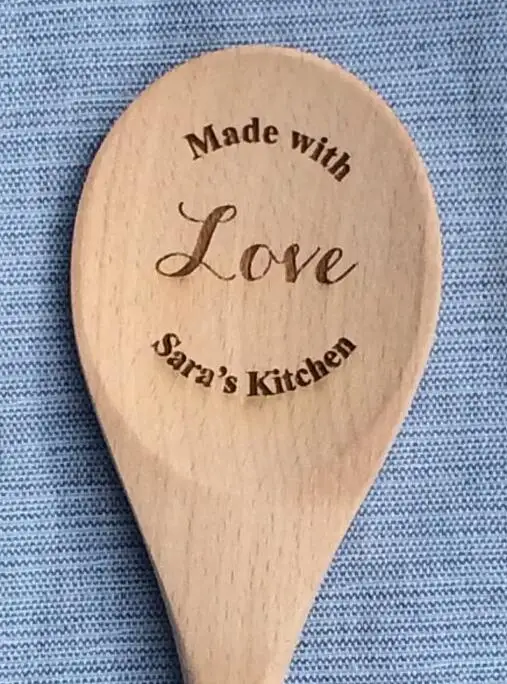 

personalized bridal shower Wooden spoons Rustic Wedding birthday party favors company gifts kitchen decor