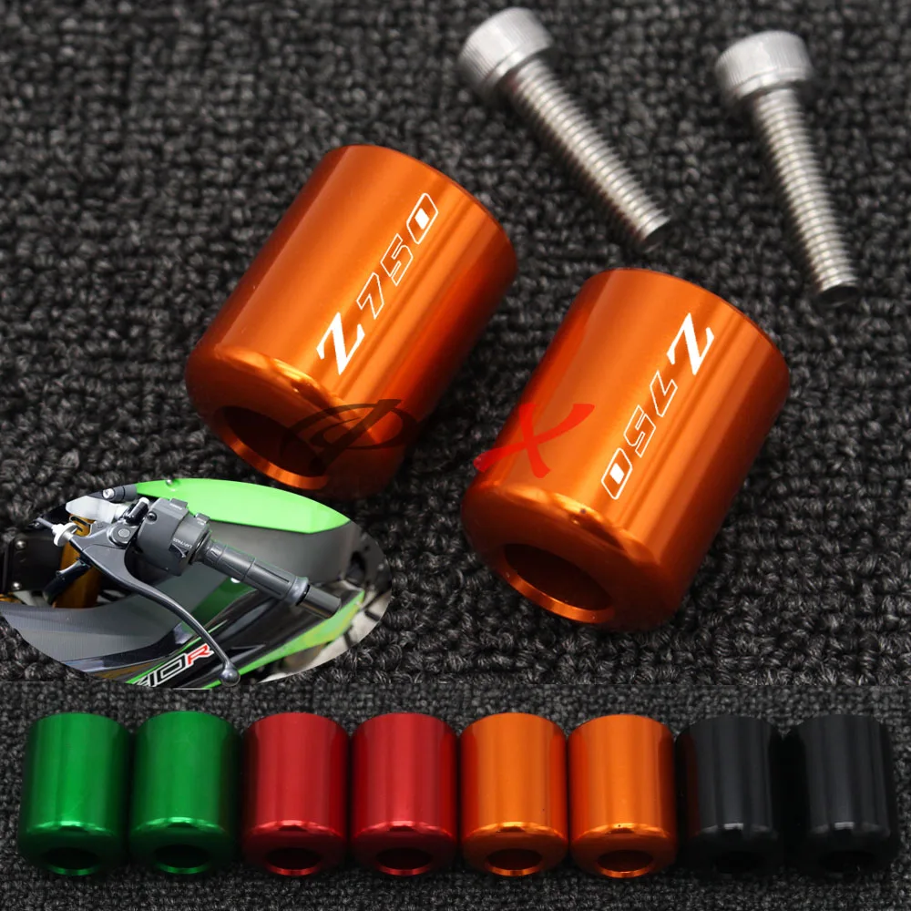 

For KAWASAKI Z750R 2011-2012 / Z750S 2005-2006 Motorcycle Accessories CNC Aluminum Handlebar Grips Bar Ends Cap Slider MOTO