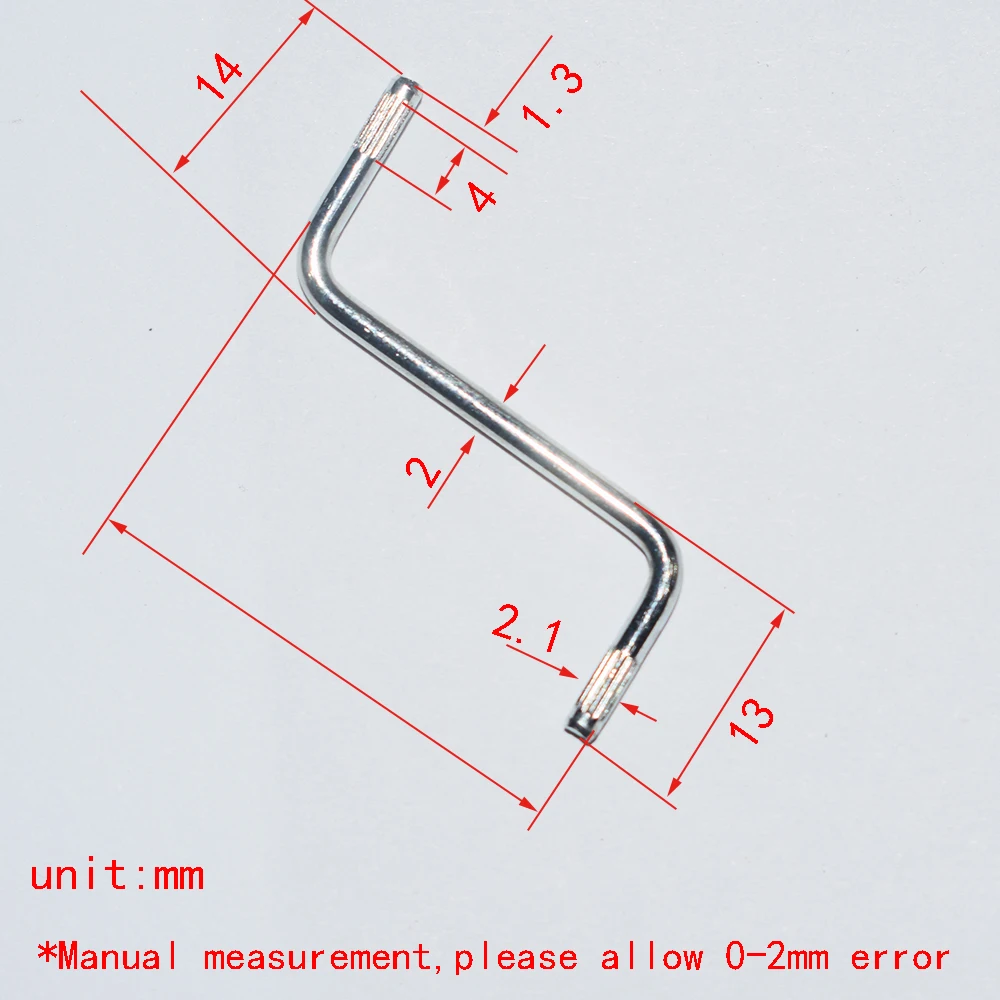 10/100pcs 14x30x13mm Z Roving shaft Knurled iron axle dron rc car plane robot kids toys for boys diy baby accessories montessori