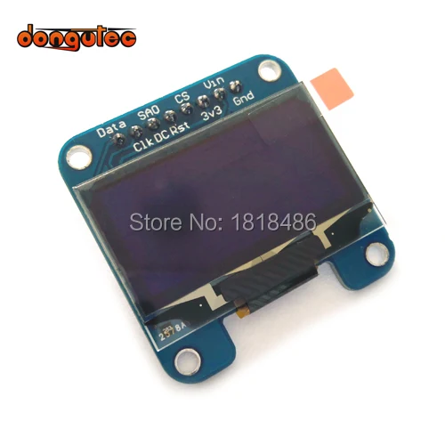 1.3 inch 128X64 OLED module White SPI / IIC interface driver SH1106