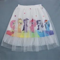 My little girls skirt cartoon kids summer clothes fashion princess dress cotton baby tutu skirts for pretty girls short skirts