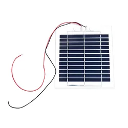 BOGUANG Solar panel 6V panel słoneczny poly cell elastyczny Panel moduł solarny 3W 500MA do ładowania zestawy diy zabawki lampka przenośna cienki typ led