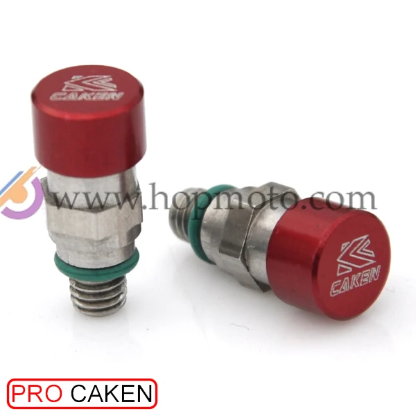 M5 Bleed Waterproof front Fork Bleeder Relief Valve Fork Relief Valve Fit CRF YZF KXF Fork Bleed Valve Stainless steel