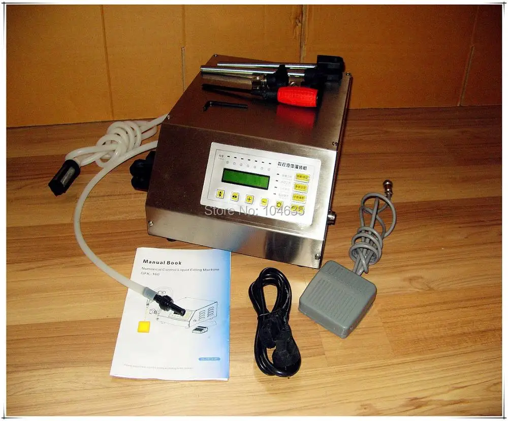 Điện Nhỏ Mật Ong Máy Làm Điều Khiển Kỹ Thuật Số Bơm Uống Nước Nước Lỏng Bình Chất Độn Máy Làm 5-3500Ml